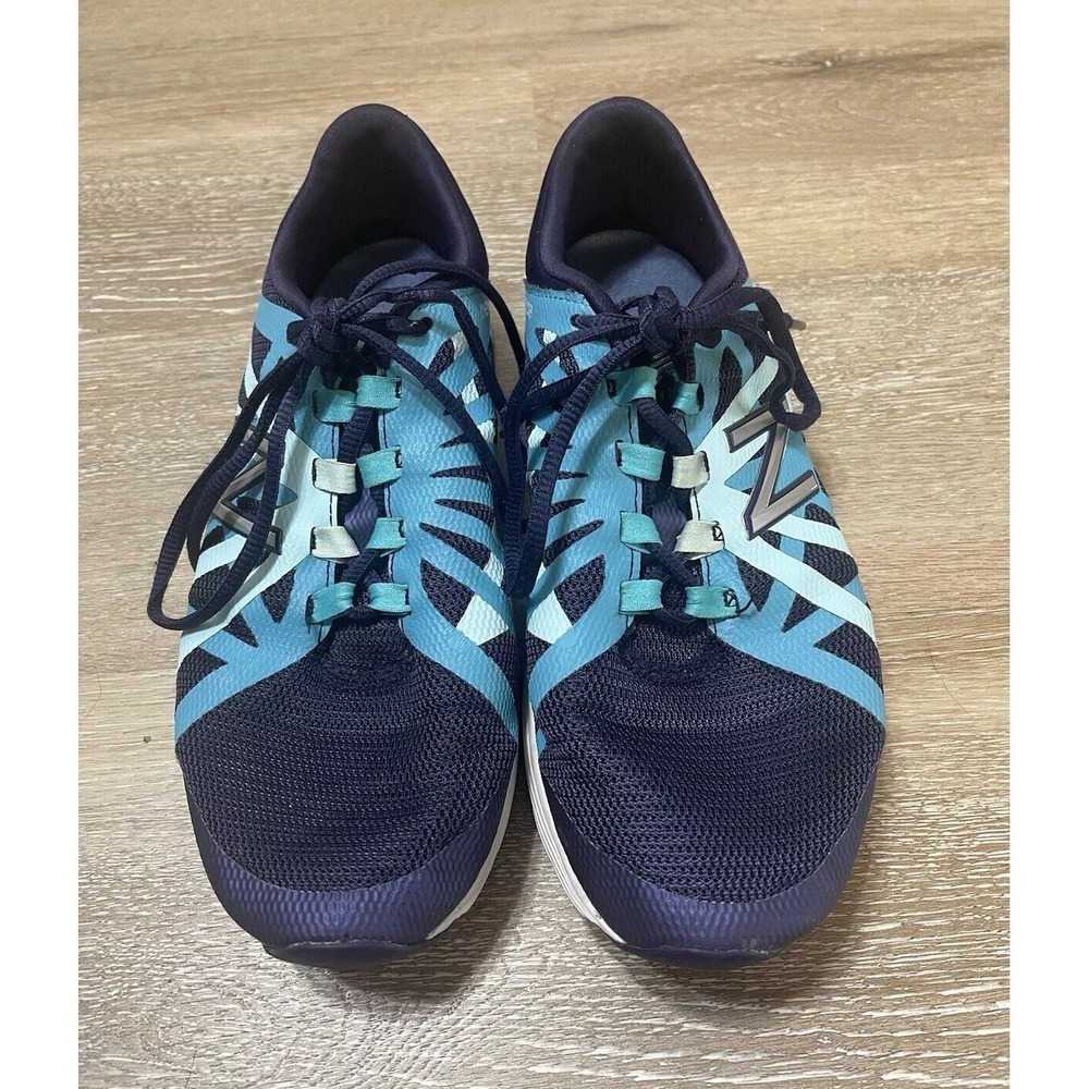 New Balance 811V2 Fantom Tape Cush Navy/Turq Running Shoes Women Sz 8 Sneakers‎